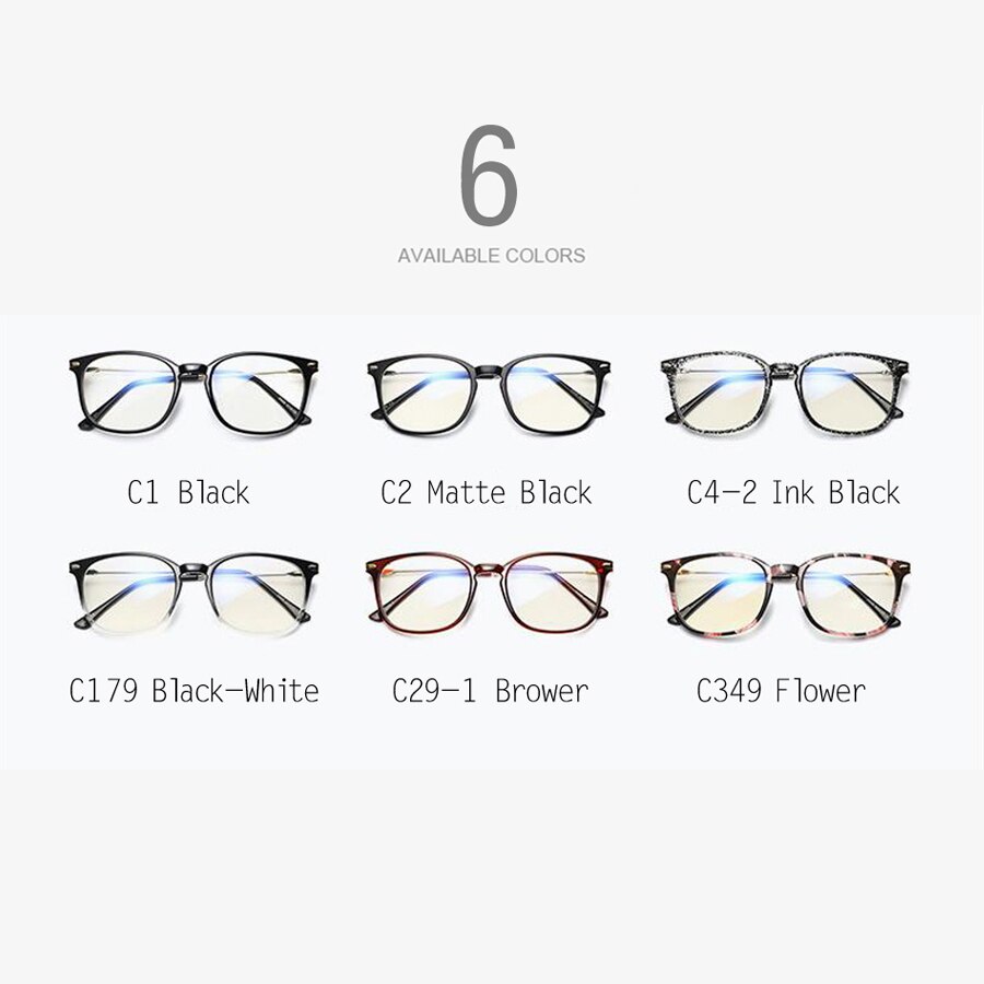 RBEWTP TR90 Anti Blue light Goggles led Reading Glasses Radiation-resistant Glasses Computer Gaming eyeGlasses Frame Eyewear 008
