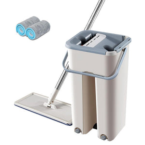 Magic Cleaning Free Hand Mop with Bucket