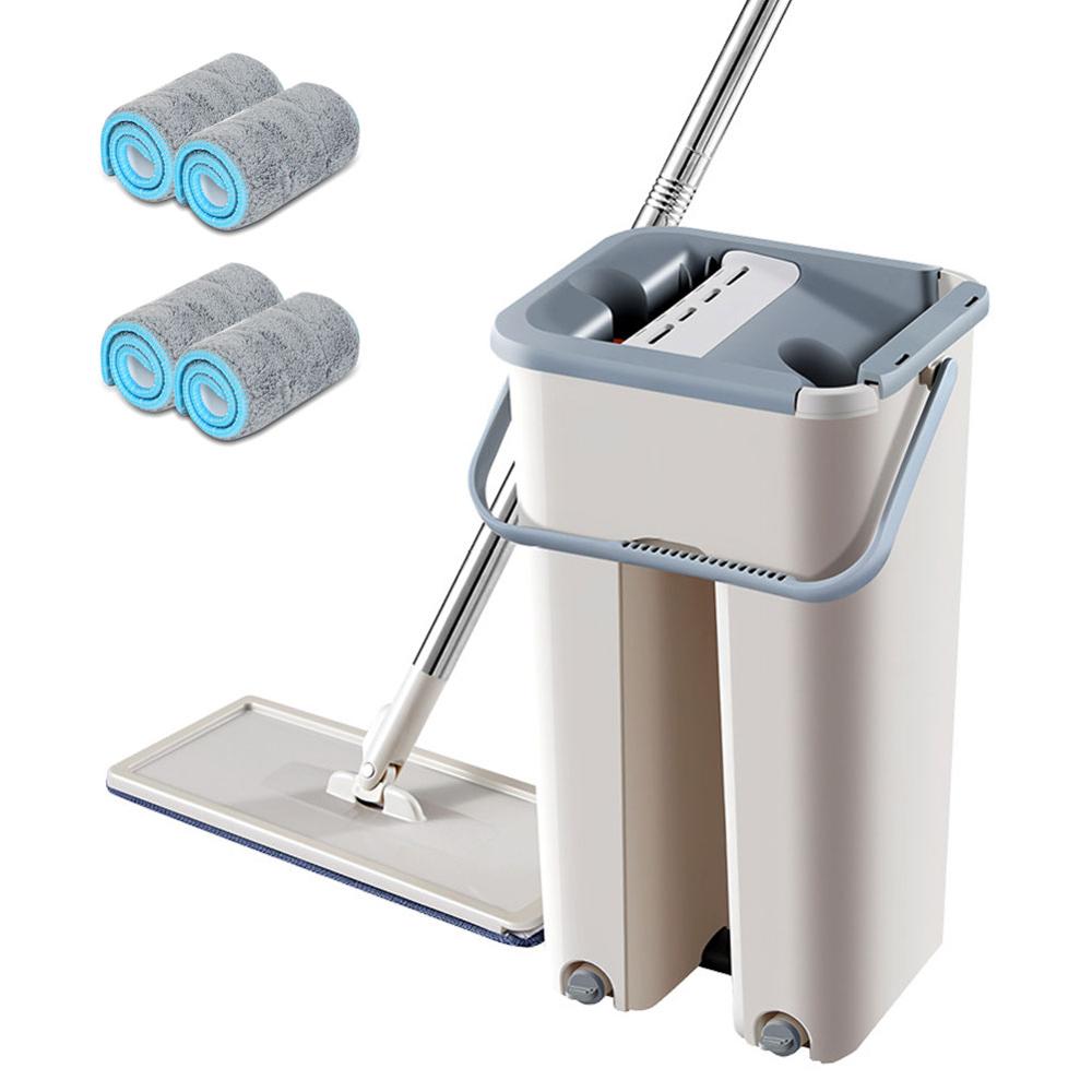 Magic Cleaning Free Hand Mop with Bucket